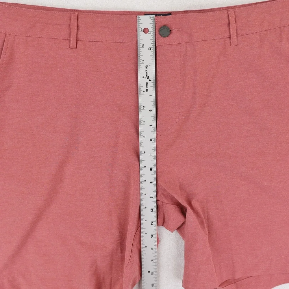 Faherty All Day Shorts Mens 40 Pink‎ Performance Stretch Chino 9